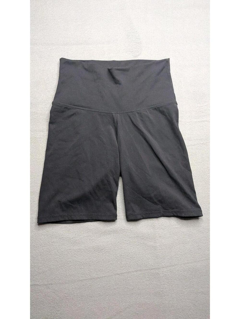 Full Send Shorts Womens XS Black High Waist 7 Inch Biker Stretch Gym Workout